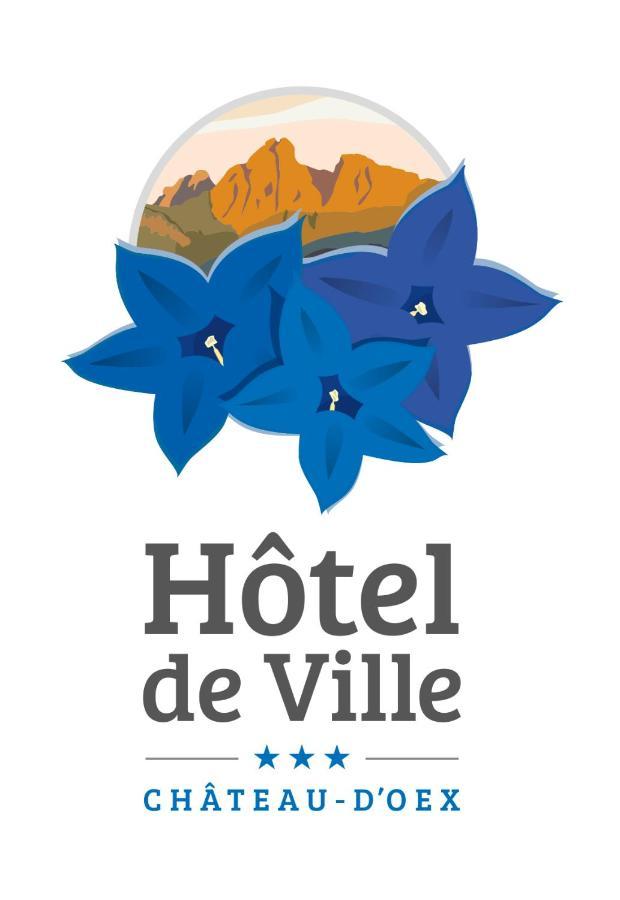 Hôtel de Ville Château-d'Oex Exterior foto
